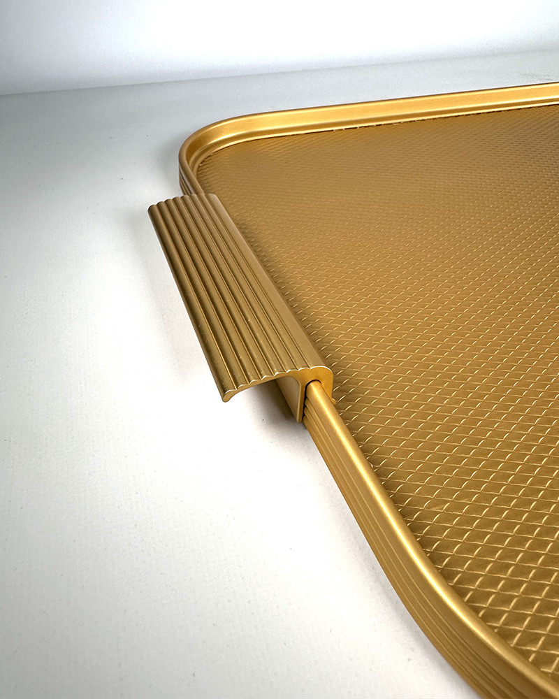 Plateau nervuré S18 en aluminium anodisé - Kaymet