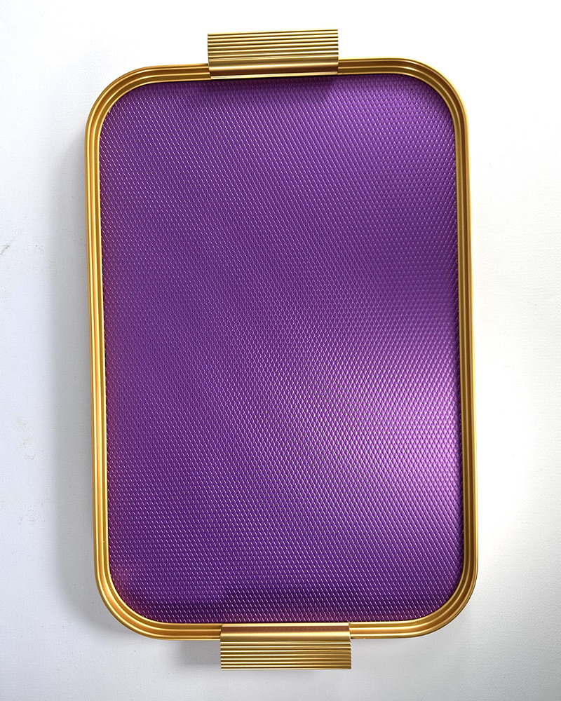 Plateau nervuré S18 en aluminium anodisé - Kaymet