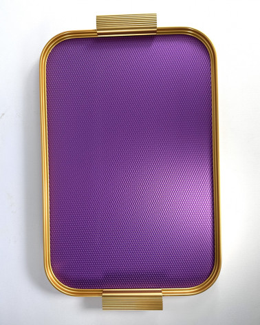Plateau nervuré S18 en aluminium anodisé - Kaymet