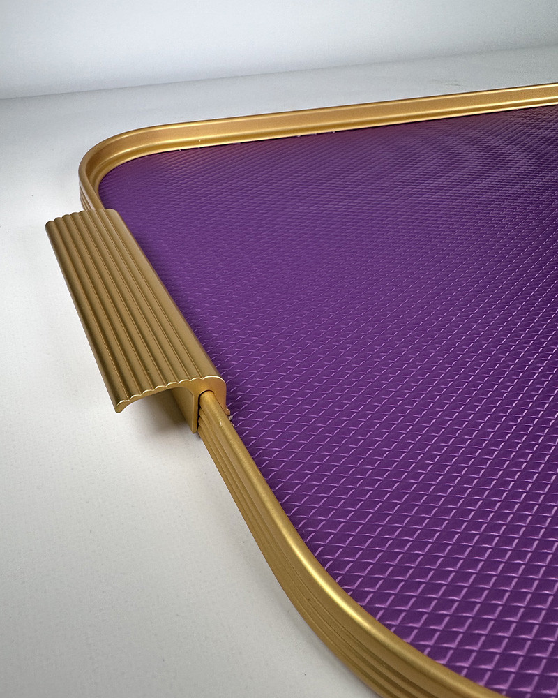 Plateau nervuré S18 en aluminium anodisé - Kaymet