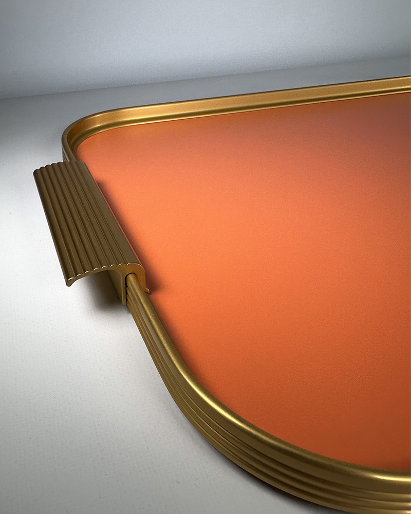 Plateau nervuré S18 en aluminium anodisé - Kaymet