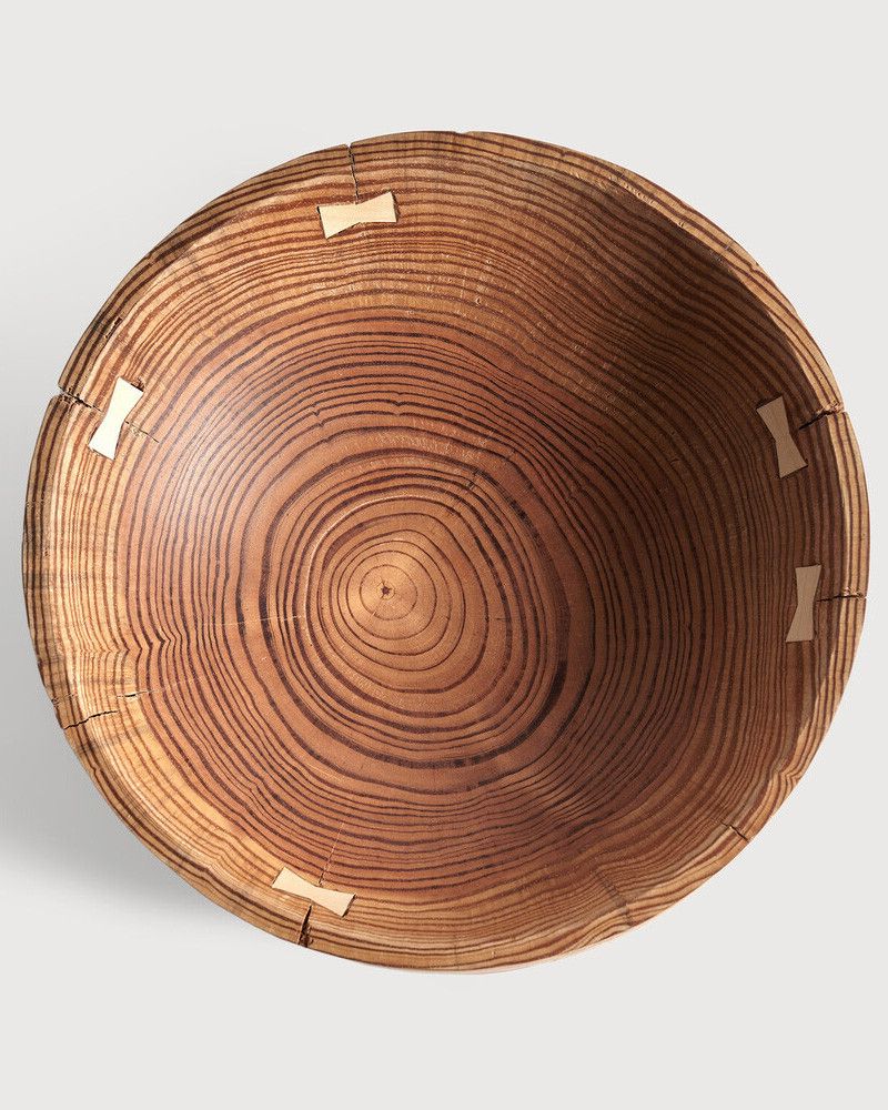 Set de 3 Corbeilles Natural en Pin - Ethnicraft