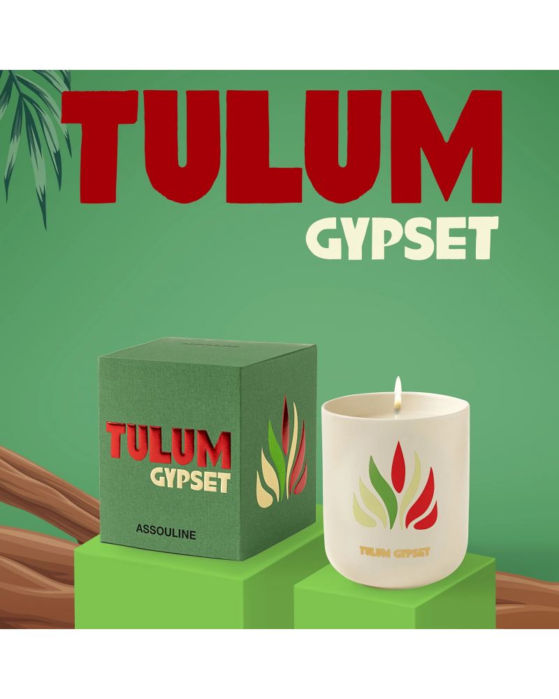 Bougies Mykonos, Tulum, Marrakech, Ibiza, Gstaad et Moon - Assouline