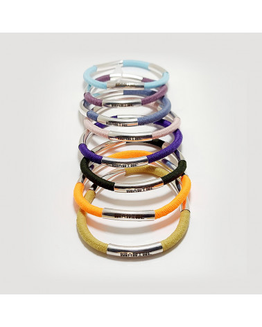 Bracelet épais argenté Hop - Manine