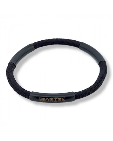 Bracelet épais noir Kito Hop - Manine