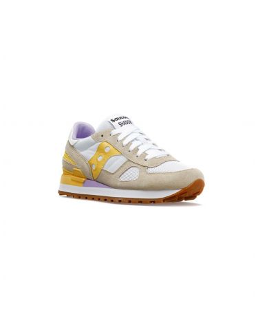 Sneakers Femme Shadow Original White/Gold - Saucony