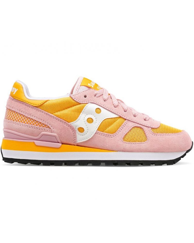 Sneakers Femme Shadow Original White/Gold - Saucony