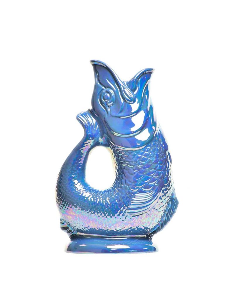 Carafe vase poisson en céramique Guggle - Gluckigluck