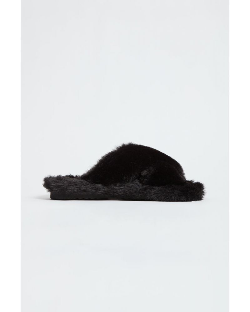 Chaussons Biba en fausse fourrure - Apparis