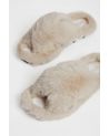 Chaussons Biba en fausse fourrure - Apparis