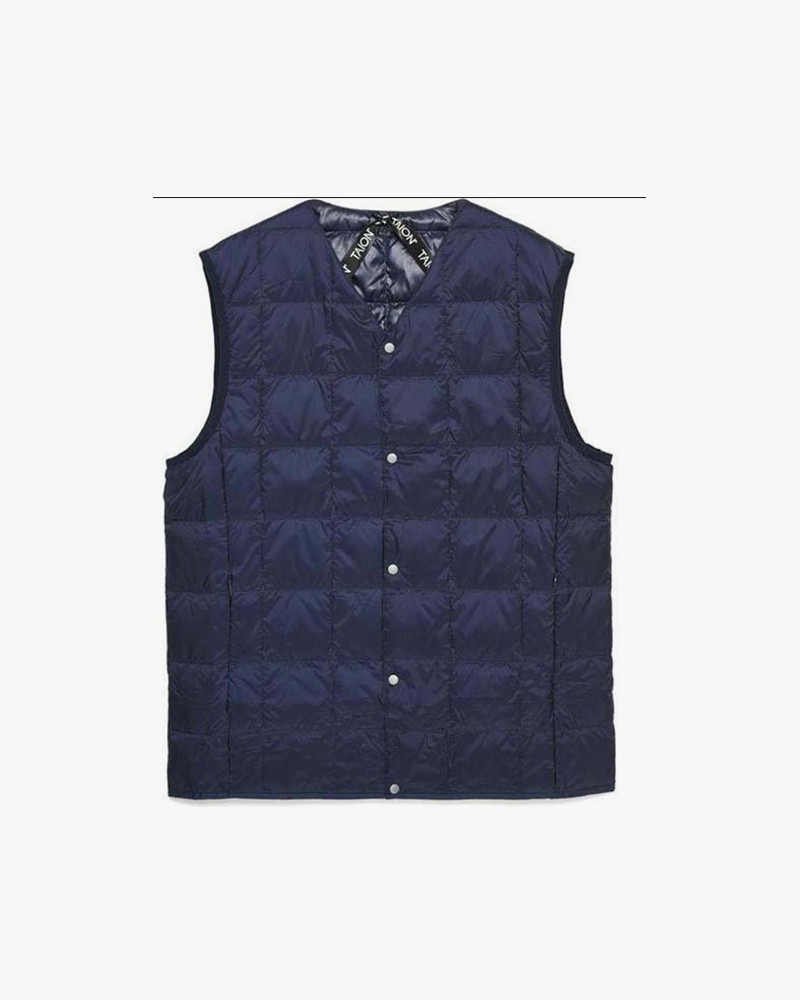 Doudoune sans manche V Neck Button - Taion