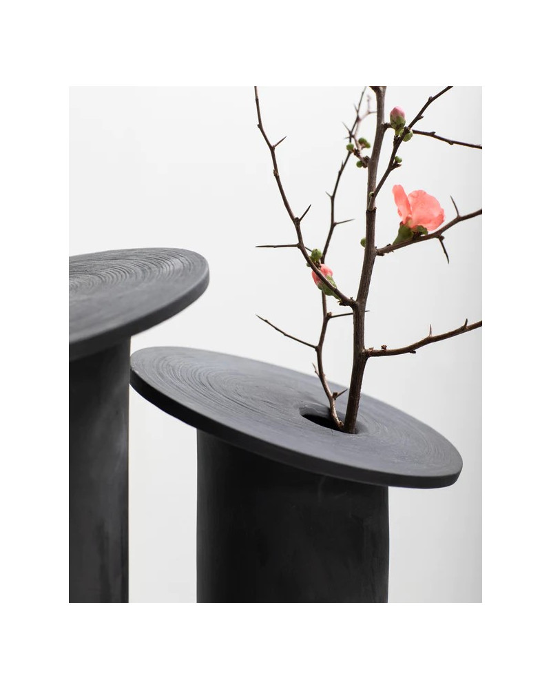 Vase en grès 02 Grey Balancing Vases - Serax