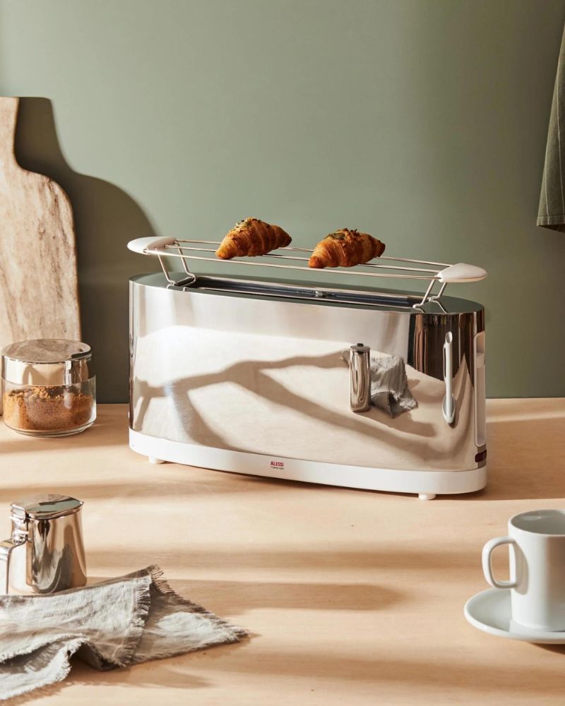 Grille-pain avec chauffe-croissants - Alessi