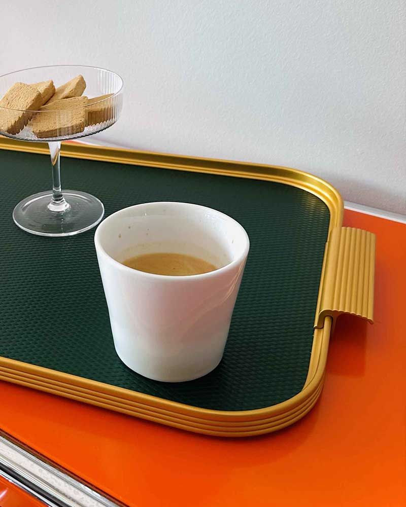 Plateau nervuré S18 en aluminium anodisé - Kaymet