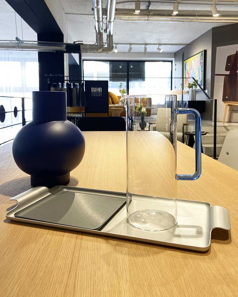 Plateau rectangulaire 713 en aluminium anodisé - Kaymet