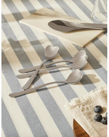 Set de 4 cuillères à thé Big Love - Alessi