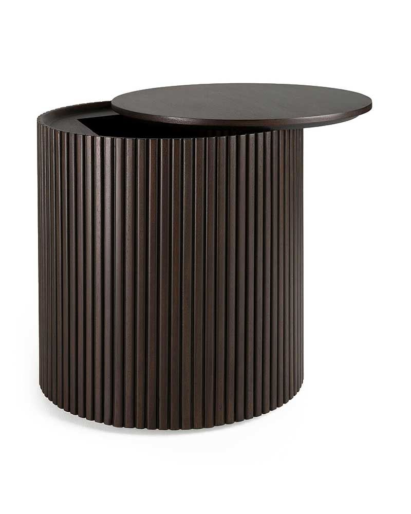 Table d'appoint Roller Max en acajou - Ethnicraft