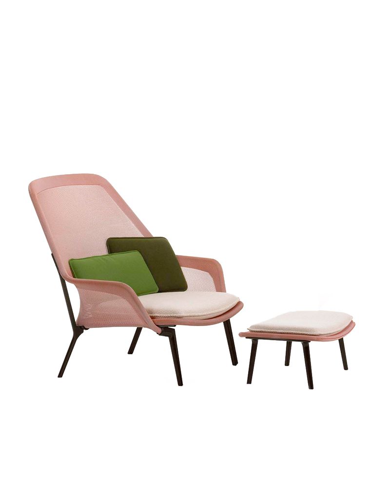 Fauteuil Slow Chair & Ottoman - Vitra