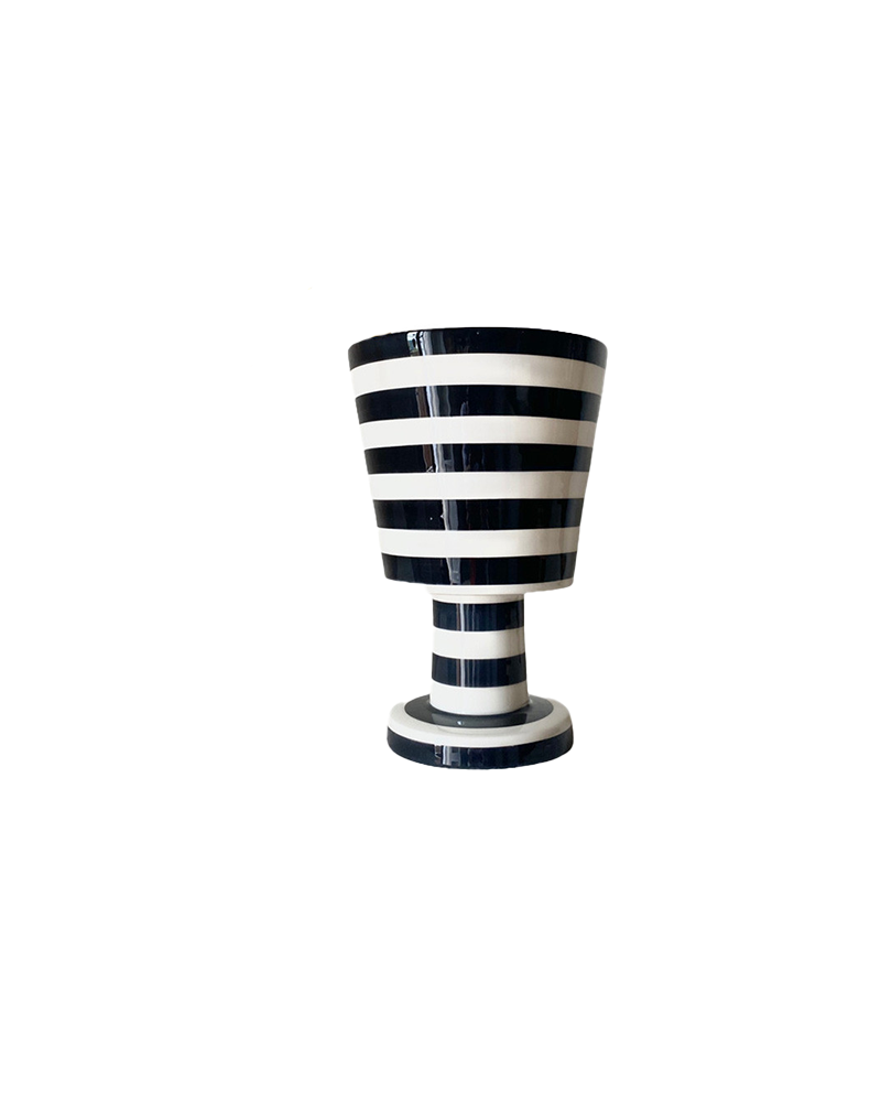 Vase Pokal à rayures - Mani by Britta Herrmann