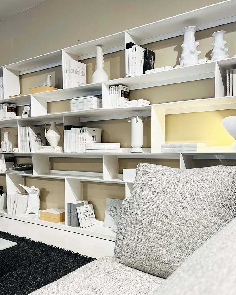 Bibliothèque ouverte composable Flat.C - B&B Italia