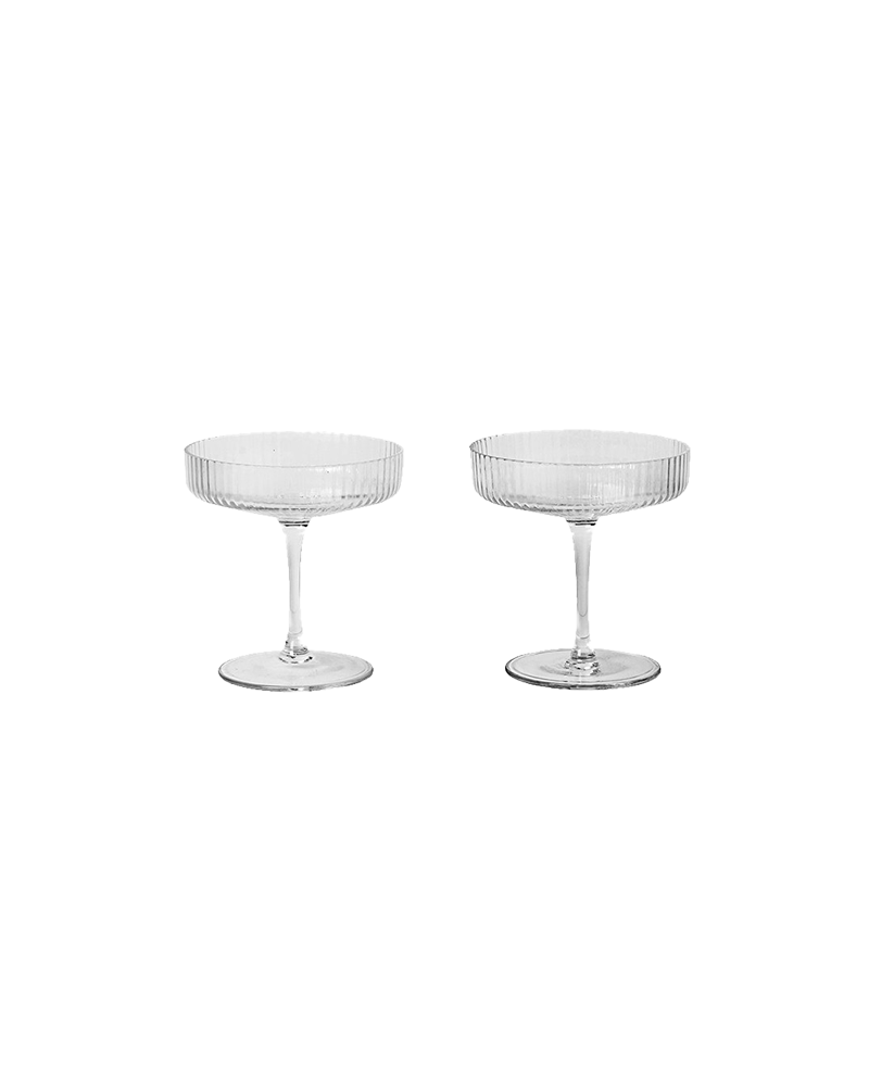 Ripple coupes à Champagne Set of 2 - Ferm Living