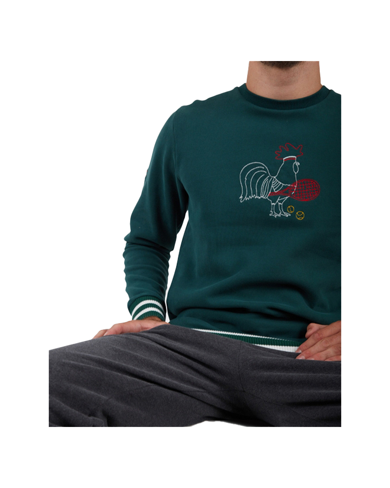 Sweat vintage Coq Jeannot Tennis - Sports d'Epoque