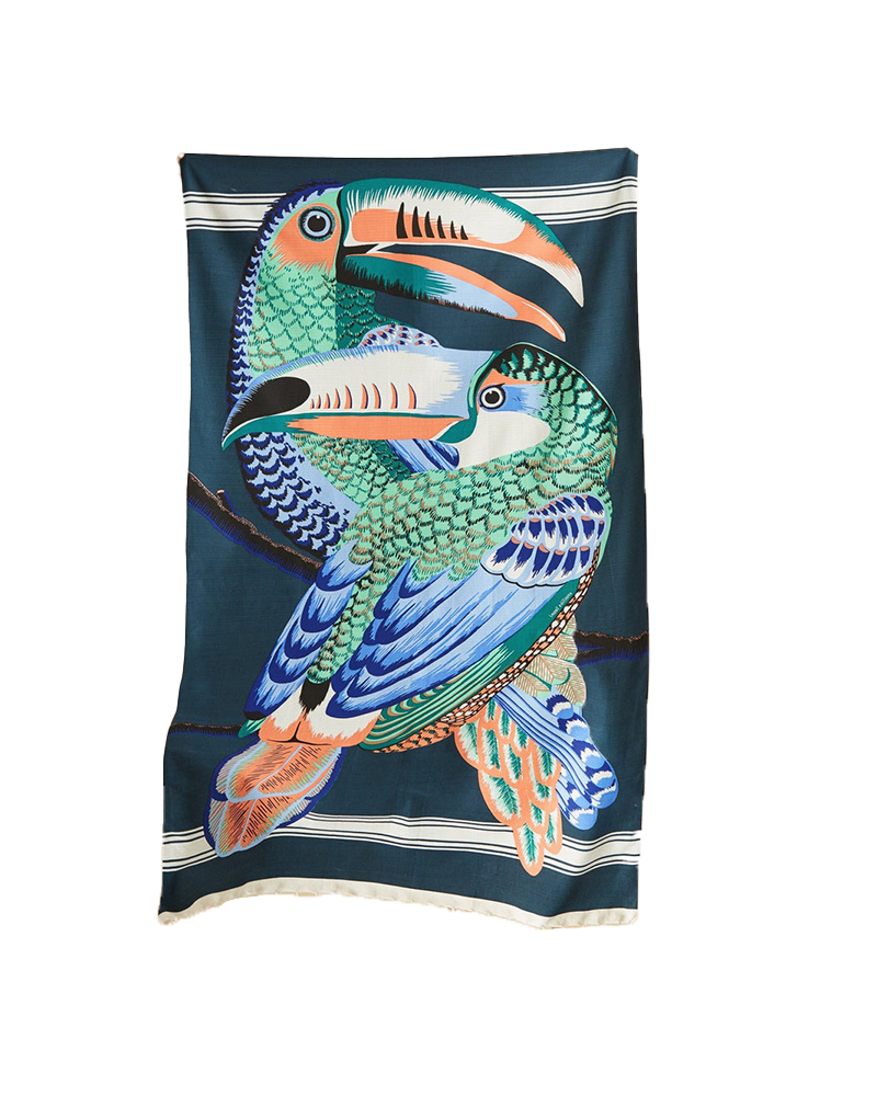 Serviette paréo Fouta Toucan - Inoui Editions