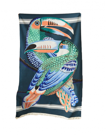 Serviette paréo Fouta Toucan - Inoui Editions