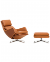 Fauteuil Grand Relax avec Ottoman - Vitra