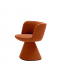 Chaise rembourrée  avec accoudoirs Flair O' - B&B Italia