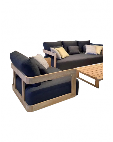 Fauteuil en teck Rafa - Gescova