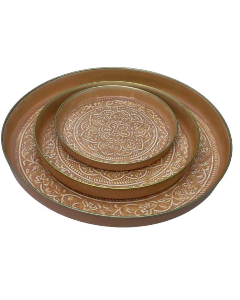 Plateau Berbère rond Ø44cm Bazar de Luxe