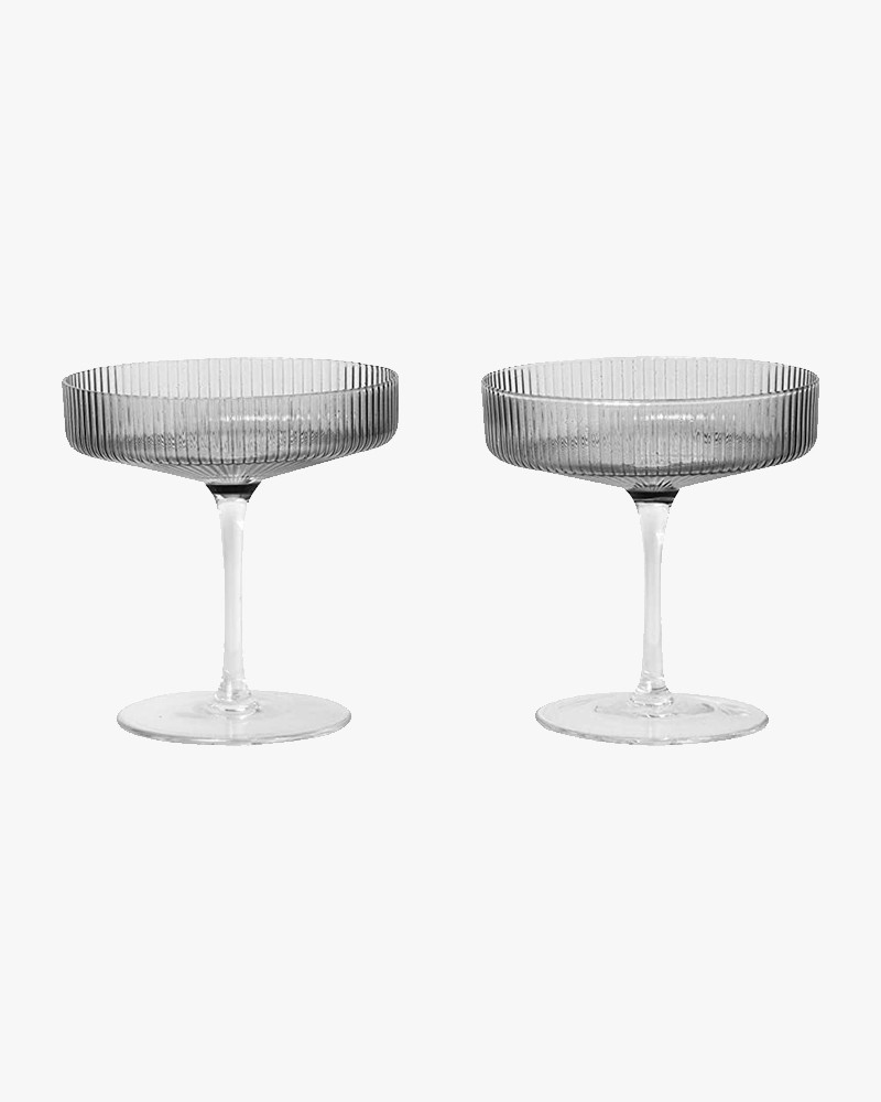 Ripple coupes à Champagne Set of 2 - Ferm Living