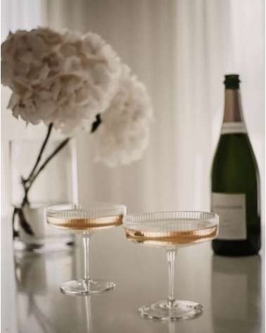 Ripple coupes à Champagne Set of 2 - Ferm Living