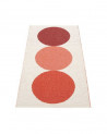 Tapis Otto Berry/ Backvanilla 70x140 - Pappelina