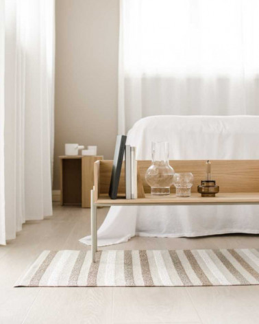 Tapis Grace Fossil Grey 70x200cm - Pappelina