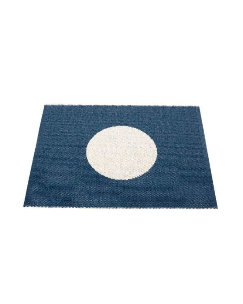 Tapis réversible Vera Smallone Oceanblue 70x90 - Pappelina