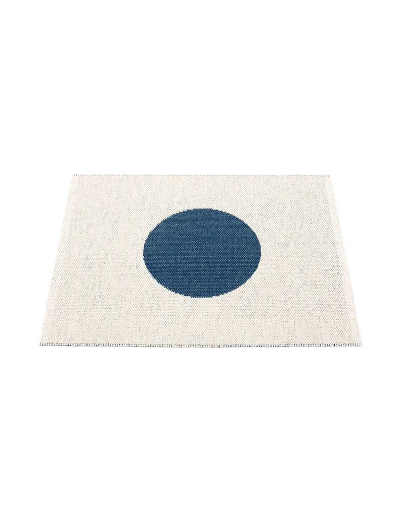 Tapis réversible Vera Smallone Oceanblue 70x90 - Pappelina