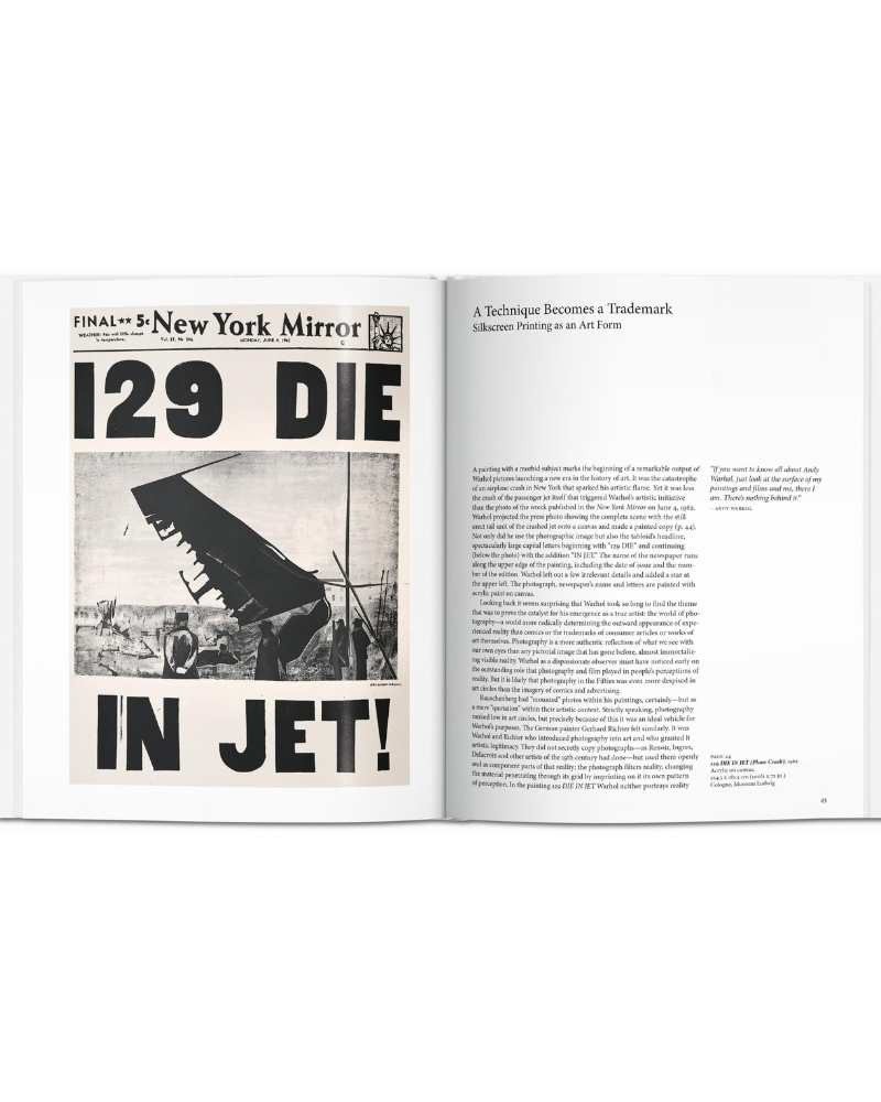 Livre Andy Warhol - Taschen