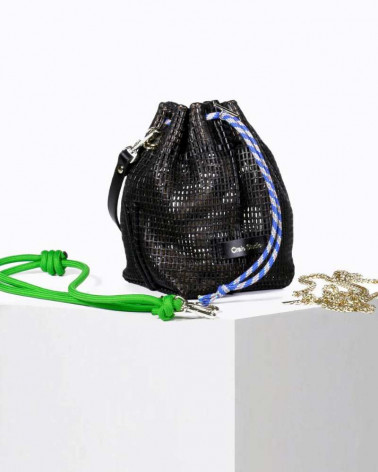 Sac Bibi Noir - Craie