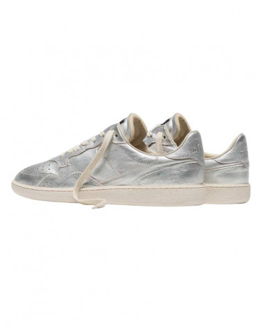 Sneakers Femmes Mega T Metal Argent - Hidnander