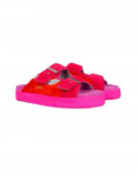 Sandales Femmes Sundl Orange Silver - Hidnander