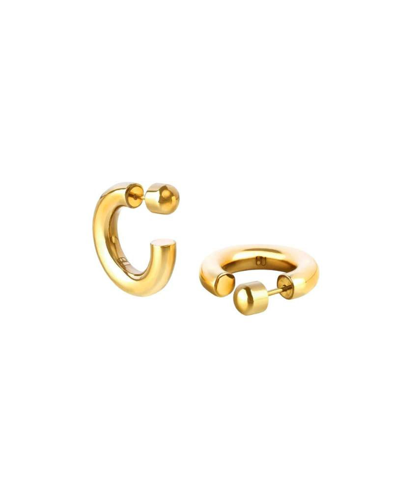 Boucles d'oreilles Mini Créoles AN-O Or Light - Bangle up