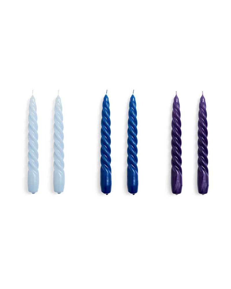 Bougies Twist Set de 6 - HAY