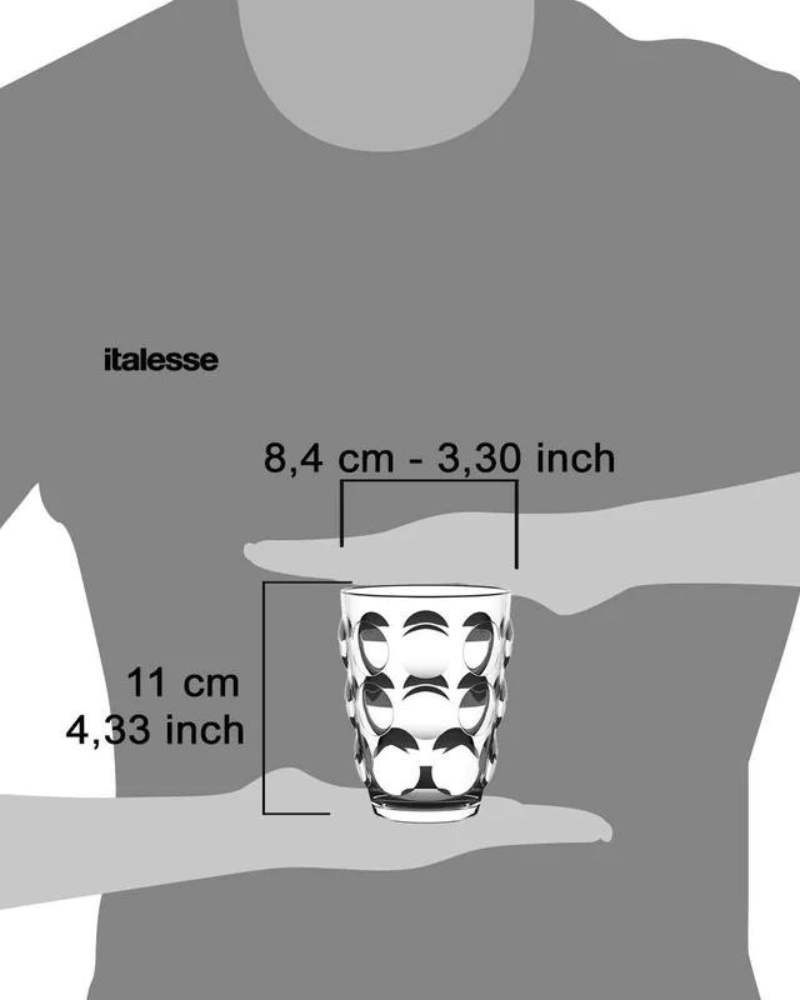 Bolle Beach Tumbler cc. 350 en polycarbonate transparent - Italesse