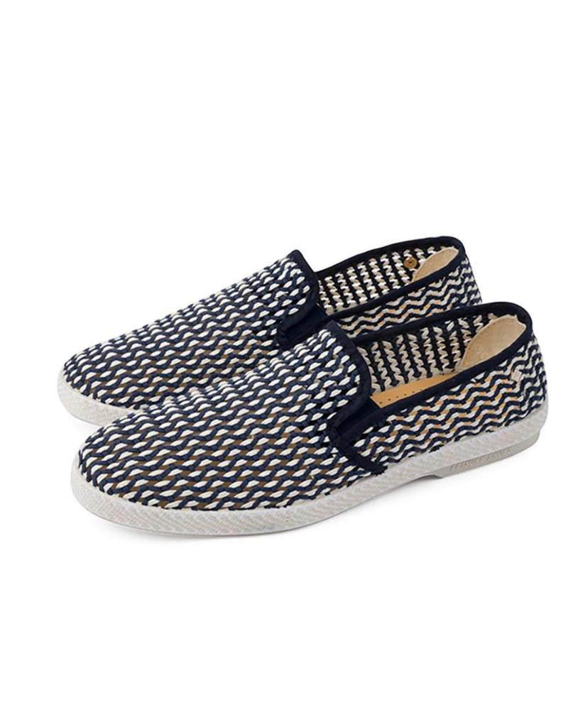 Chaussures Mocassin en tissu tréssé ajouré Napoles - Rivieras