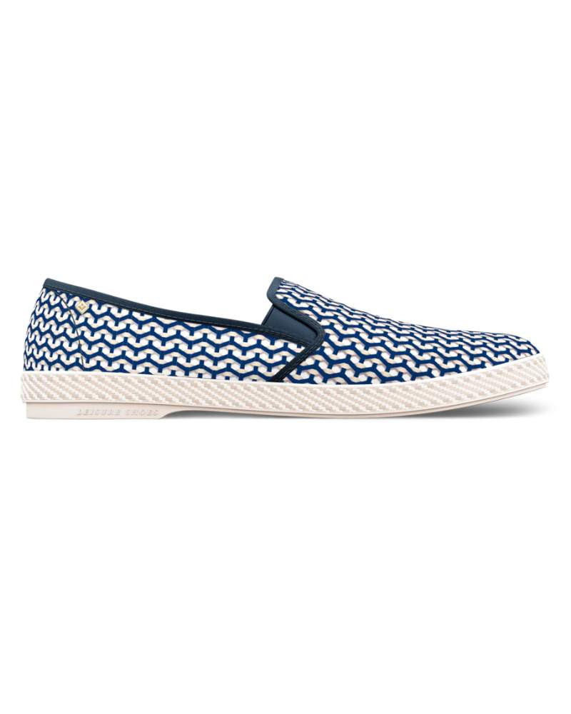 Chaussures Mocassin en tissu tréssé ajouré Napoles - Rivieras