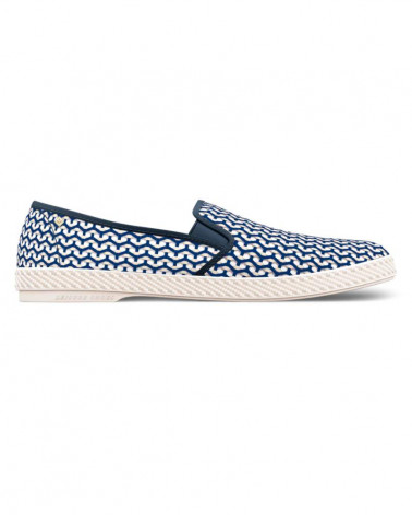 Chaussures Mocassin en tissu tréssé ajouré Napoles - Rivieras