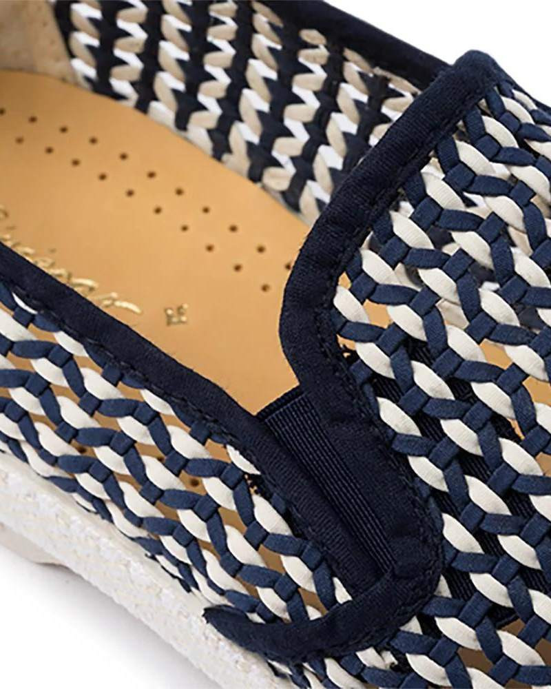 Chaussures Mocassin en tissu tréssé ajouré Napoles - Rivieras