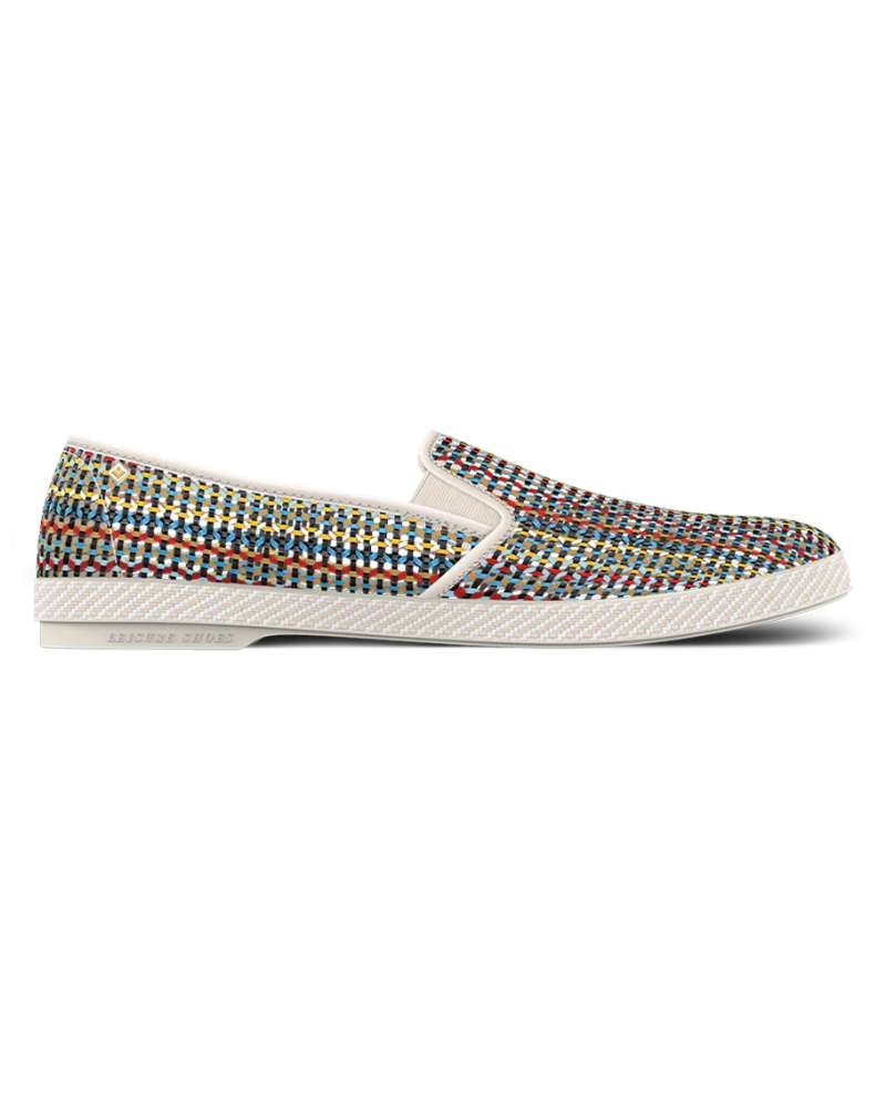 Chaussures Mocassin en tissu tréssé ajouré Lord - Rivieras